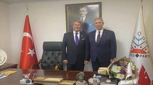 Mansur yavas’tan dikkat ceken ziyaret